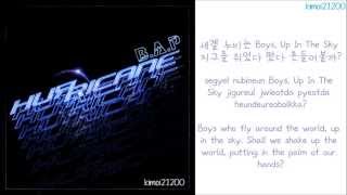 BAP  Hurricane HangulRomanizationEnglish Color Coded HD [upl. by Evangeline]