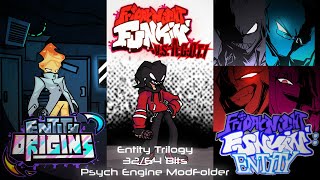 ENTITY TRILOGY Psych Engine Port Optimized  Friday Night Funkin  PC amp Android [upl. by Ecirtnahs]