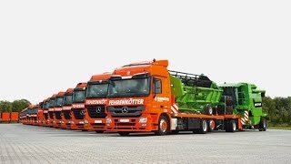 Lkw ReportageMit dem Tieflader durch Europa [upl. by Netsew]