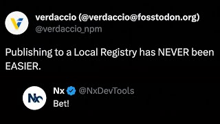 NEW Nx Verdaccio Support [upl. by Hellah]