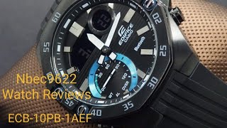 Casio edifice ECB10DB1AEF review [upl. by Eihs944]