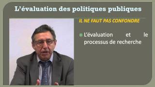 Lévaluation des politiques publiques [upl. by Eittah]