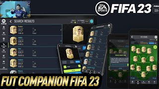 FIFA 23  COMMENT INSTALLER LAPPLICATION WEB FUT 23 SUR MOBILE  FUT COMPANION 23 [upl. by Florin]