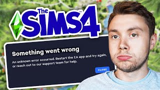 The EA app is BROKEN amp nobody can play The Sims 4 what a nightmare [upl. by Ayekram]