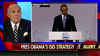 ISIS Is an Obama Creation Giuliani Rips Presidents Vacuous Foreign Policy [upl. by Kerge512]