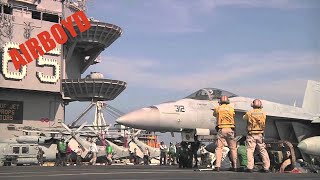 Flight Deck Operations USS Enterprise CVN65 [upl. by Nasas132]