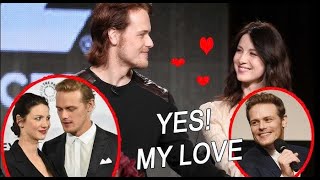 Sam Heughan and Caitriona Balfe Sweet and Heartfelt Moments That Leave Fans Smitten [upl. by Airdnoed]