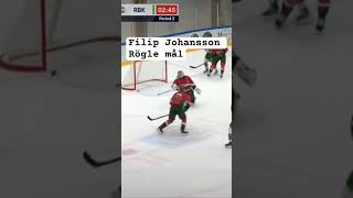 Filip Johanssons första mål i Rögle rögle frölunda hockey [upl. by Whiteley]