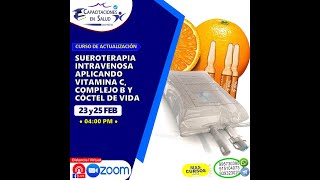 SUEROTERAPIA INTRAVENOSA APLICANDO VITAMINA C COMPLEJO B Y COCTEL DE VIDA 12 [upl. by Aw]