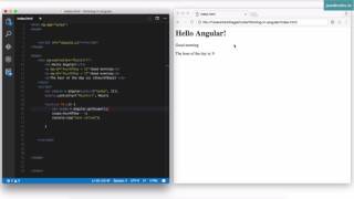 Thinking in Angular1 19  Dependency Injection And Scope [upl. by Chipman]