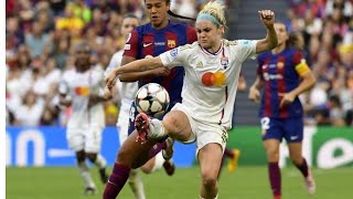 Matildas star Ellie Carpenter’s tripletitle dream scuppered as Barcelona beat Lyon [upl. by Kalina]