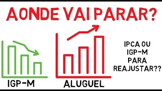 PREÇO do ALUGUEL NÃO vai CAIR IGPM em QUEDA contratos com IPCA [upl. by Iohk78]