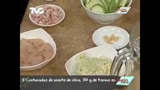 Receta para preparar Risotto de Pollo y Calabacitas [upl. by Arondell]