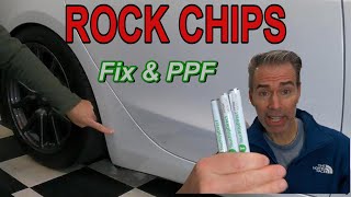 Quick amp Easy Touchup then PPF Rear Quarter Rocker [upl. by Dahsar]