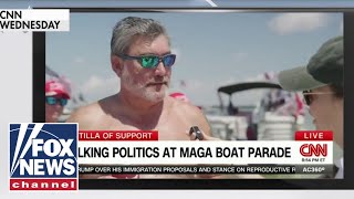 CNN reporter torched for lecture to proTrump boat owner Activist reporter [upl. by Aikkan]