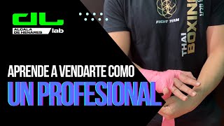 Como VENDAR las MANOS en el Muay Thai 🇹🇭 Tutorial practico 👊🏽 [upl. by Yelkreb]