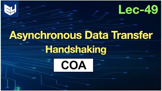 asynchronous data transfer  handshaking [upl. by Junno]