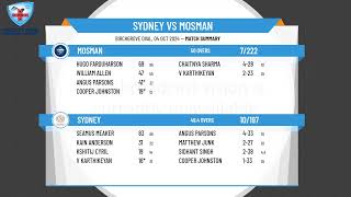 Sydney v Mosman [upl. by Bart]