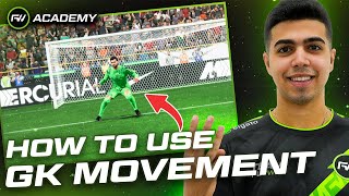 HOW TO USE GOALKEEPER MOVEMENT IN FC24  FUTWIZ Academy [upl. by Iruy383]