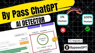 How to Bypass AI Detection with 100 Human Score  Best AI Humanizer  BypassGPT [upl. by Sharyl]