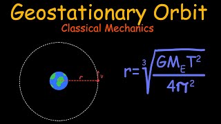 How to calculate Geostationary Orbit  PHYSICS [upl. by Elwyn]