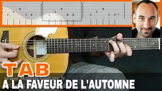 VideoTab quotA La Faveur De LAutomnequot  Cours MaleroGuitarefr [upl. by Beal]