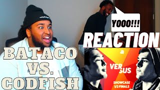 WHY Did We WAIT  BATACO vs CODFISH  Grand Beatbox SHOWCASE Battle 2018  SEMI FINAL Reaction [upl. by Mccafferty]