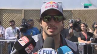 Interview Carlos Sainz Jr Post Race Canada 2017 [upl. by Gaidano215]