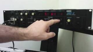 Korg DVP1 Digital Voice Processor Demo  Introduction [upl. by Zarihs]