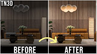 Vray 5 Sketchup Tutorial  REALISTIC INTERIOR LIGHTING  Rendering Tips You should Know [upl. by Eseerehs]