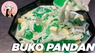 BUKO PANDAN  FILIPINO DESSERT  PANLASANG PINOY [upl. by Enelyad707]