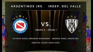 Argentinos Juniors Vs Independiente del Valle 10  Libertadores 2023  Transmisión Completa [upl. by Nnaharas524]