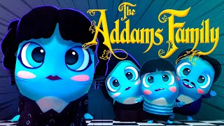 🎃 Addams Family I HALLOWEEN 🦇 Wednesday Addams dancing 👻 Cute cover by The Moonies Official [upl. by Birk]