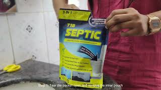 Septic Tank Cleaning With T1B Septic [upl. by Rikki255]