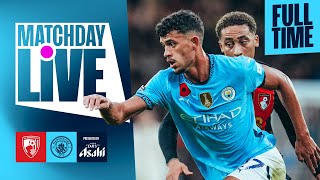 MATCHDAY LIVE CITY SLIP TO DEFEAT ON THE SOUTH COAST  Bournemouth 21 Man City  Premier League [upl. by Jadd]