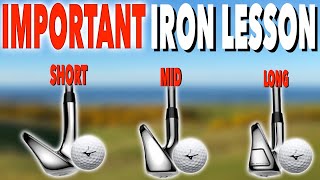 REALLY IMPORTANT IRON LESSONDONT OVERLOOK Simple Golf Tips [upl. by Matelda456]