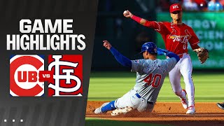 Cubs vs Cardinals Game Highlights 52524  MLB Highlights [upl. by Sterne]