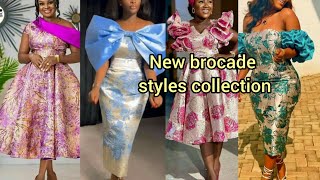 New brocade styles collection for weddings  Brocade dress designs for women [upl. by Stultz]