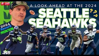 SEATTLE SEAHAWKS 2024 NFL Season PREDICTION Record Preview LIVE [upl. by Pasia]