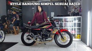 Part2❗️REVIEW RX KING RESTORASI BARU STYLE BANDUNG BUDGET PELAJAR❗️PESENAN BOS RIZA KALIMANTAN [upl. by Georglana419]