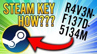 How to Redeem Code on Steam  Unlock a Game Key [upl. by Yeoj]