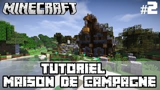 Minecraft Tuto  Maison de campagne médiévale 2 [upl. by Ecinert]