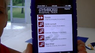 Gymboss Timer App for your Smart Phone Video [upl. by Daj370]