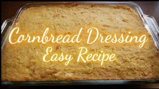 How To Make Cornbread Dressing  Thanksgiving Recipes [upl. by Immij203]