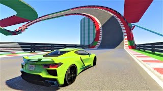 GTA 5 Online  Corvette Race  this map is full of surprises [upl. by Ttesil525]