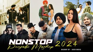 Nonstop Punjabi Mashup 2024  Shubh FtSonam Bajwa  Sidhu Moosewala  Ap Dhillon  Nonstop Jukebox [upl. by Repmek]