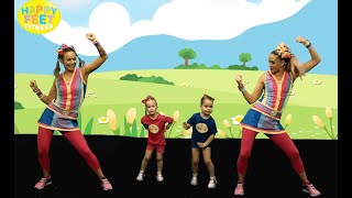 Happy Feet Song  Kids Songs  Happy Feet Fitness  Learning Songs  Kids Fitness [upl. by Anirrak]