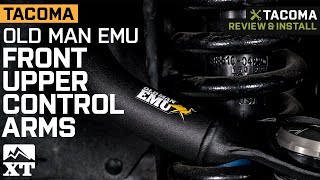 20052023 Tacoma Old Man Emu Front Upper Control Arms Review amp Install [upl. by Avlem]