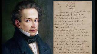 Linfinito  Giacomo Leopardi poesia recitata [upl. by Enaols]