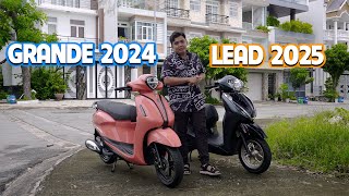 So sánh Lead 2025 vs Grande 2025  Đâu là lựa chọn phù hợp dành cho các bạn nữ [upl. by Eraste]